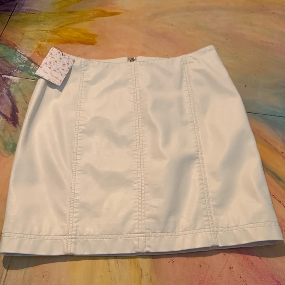 Free People Dresses & Skirts - Free People Zipper Back Mini Shirt